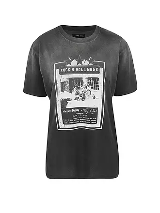 ANINE BING | T-Shirt LILI TEE AB X TO X ROLLING STONES | schwarz