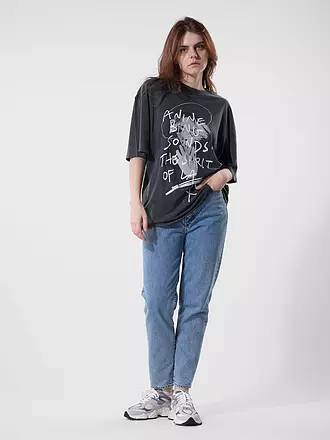 ANINE BING | T-Shirt Oversized Fit KENT TEE | schwarz
