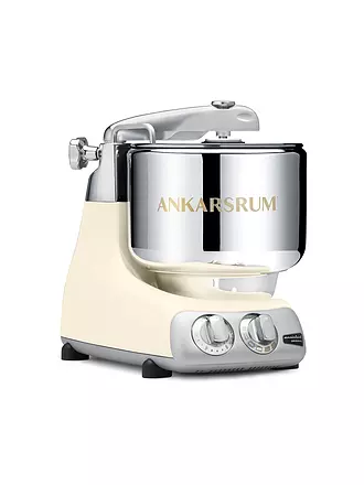 ANKARSRUM | Küchenmaschine Assistent Original 6230 7L 1500 Watt Light Creme | dunkelrot