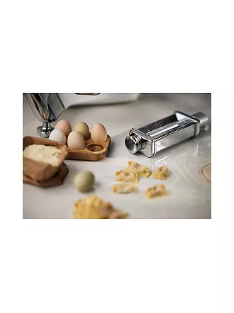 ANKARSRUM | Nudelwalze und Nudelschneider Set 2teilg Edelstahl | silber