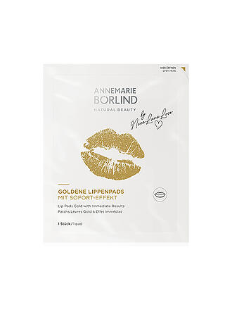 ANNEMARIE BÖRLIND | GOLDENE LIPPENPADS mit Sofort-Effekt (4 Stück) | keine Farbe
