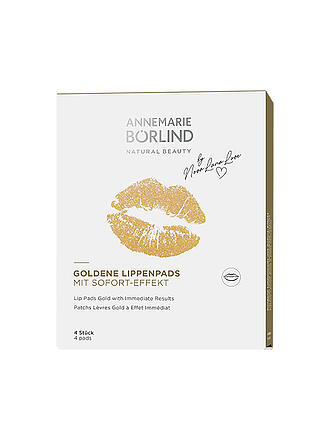 ANNEMARIE BÖRLIND | GOLDENE LIPPENPADS mit Sofort-Effekt (4 Stück) | keine Farbe