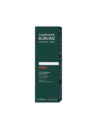 ANNEMARIE BÖRLIND | MEN 2-in-1 Reinigung Face&Body 200ml | keine Farbe