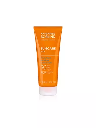 ANNEMARIE BÖRLIND | SUNCARE BODY Sonnenfluid LSF 30 200ml | keine Farbe