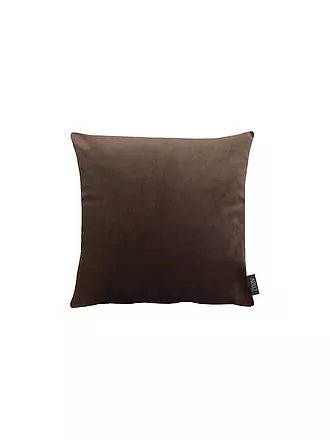 APELT | Samt Kissenhülle 46x46cm Arte Uni Softstyle Braun | braun