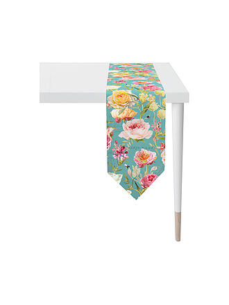 APELT | Tischband Summertime 25x175cm Mint/Rose | rosa