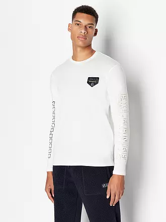 ARMANI EXCHANGE | Langarmshirt Regular Fit | weiss