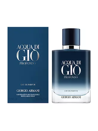 ARMANI | Acqua di Giò Profondo Eau de Parfum 50ml Nachfüllbar | keine Farbe