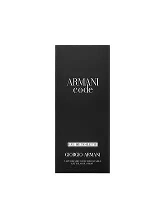 ARMANI | Code Eau de Toilette 125ml Nachfüllbar | keine Farbe