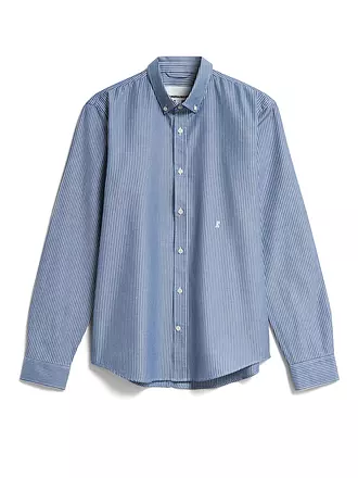ARMEDANGELS | Hemd Casual Fit QUAASA STRIPES | blau