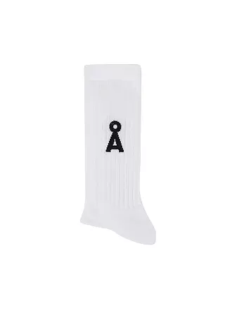 ARMEDANGELS | Socken SAAMU white | schwarz