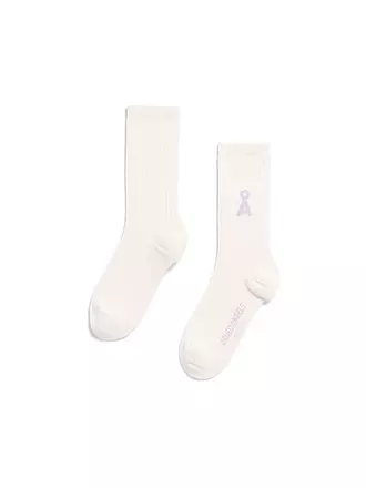 ARMEDANGELS | Socken SAAMUS BOLD oatmilk lavender | blau