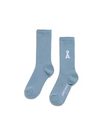 ARMEDANGELS | Socken SAAMUS BOLD oatmilk lavender | blau