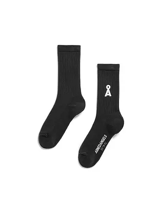 ARMEDANGELS | Socken SAAMUS BOLD pale umber | schwarz