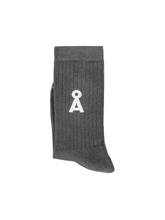 ARMEDANGELS | Socken SAAMUS BOLD pale umber | grau