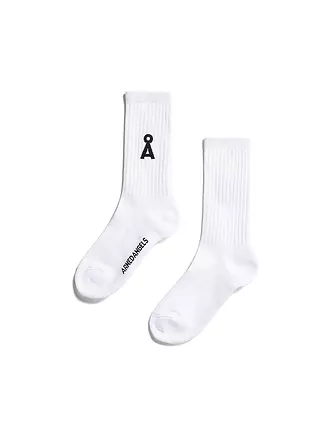 ARMEDANGELS | Socken SAAMUS BOLD tree shade | weiss