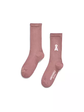 ARMEDANGELS | Socken SAAMUS BOLD tree shade | rosa