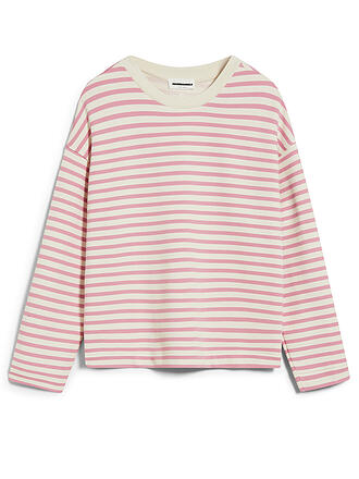 ARMEDANGELS | Sweater Oversized Fit FRANKAA  STRIPES | schwarz