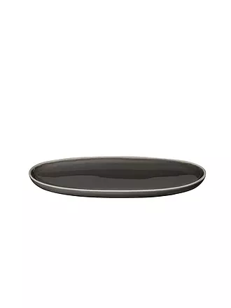 ASA SELECTION | Aperitifteller oval 20x10cm SEMANA Herb | grau
