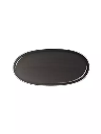 ASA SELECTION | Aperitifteller oval 20x10cm SEMANA Herb | grau