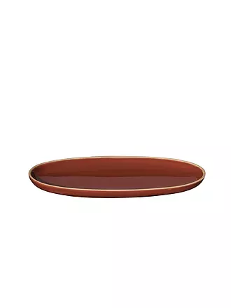 ASA SELECTION | Aperitifteller oval 20x10cm SEMANA Herb | rot