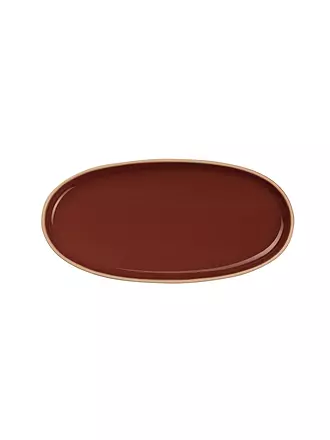 ASA SELECTION | Aperitifteller oval 20x10cm SEMANA Herb | rot