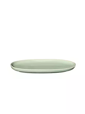 ASA SELECTION | Aperitifteller oval 20x10cm SEMANA Herb | grau