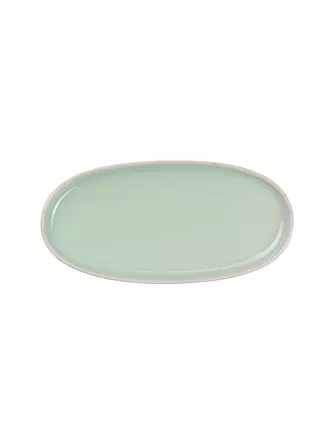 ASA SELECTION | Aperitifteller oval 20x10cm SEMANA Herb | grau