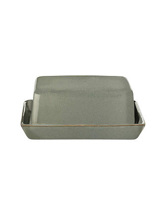 ASA SELECTION | Butterdose groß Saisons 16,5x13,5cm Eucalyptus | beige