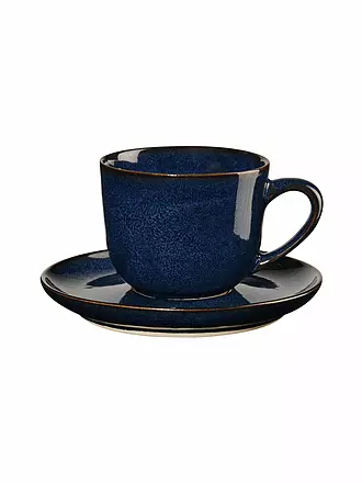 ASA SELECTION | Espressotasse mit Untetasse 0,09l Saisons Midnight Blue | grün