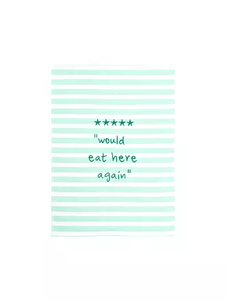 ASA SELECTION | Geschirrtuch 50x70cm More pasta please | mint