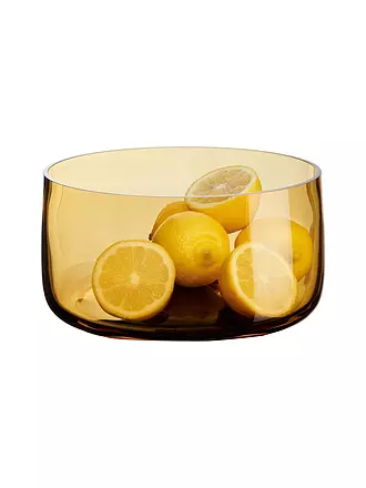 ASA SELECTION | Glasschale AJANA groß 21,5cm Grey | gelb