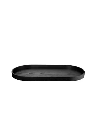 ASA SELECTION | Holztablett oval 23x11cm Schwarz | schwarz