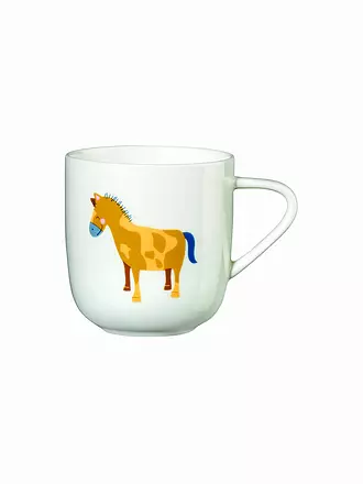 ASA SELECTION | Kinder Henkelbecher 0,25l Farmlife Kuh Kerstin | weiss