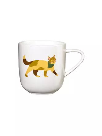 ASA SELECTION | Kinder Henkelbecher 0,25l Wildlife  Erdmännchen Elvis | weiss