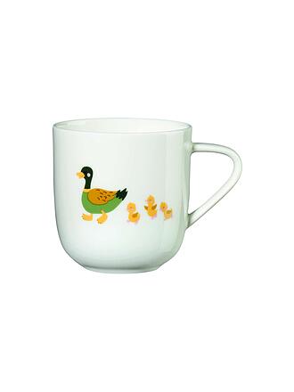 ASA SELECTION | Kinder Henkelbecher 0,25l Wildlife Pinque Pepe | weiss