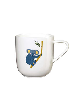 ASA SELECTION | Kinder Henkelbecher 0,25l Wildlife Pinque Pepe | weiss