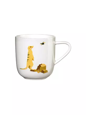 ASA SELECTION | Kinder Henkelbecher 0,25l Wildlife Pinque Pepe | weiss
