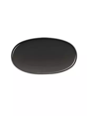 ASA SELECTION | Platte oval 25,5x16cm SEMANA Herb | grau
