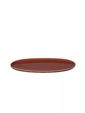 ASA SELECTION | Platte oval 25,5x16cm SEMANA Herb | rot