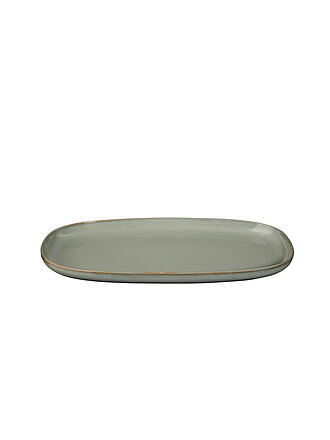 ASA SELECTION | Platte oval 31x18cm Saisons  Denim | grün