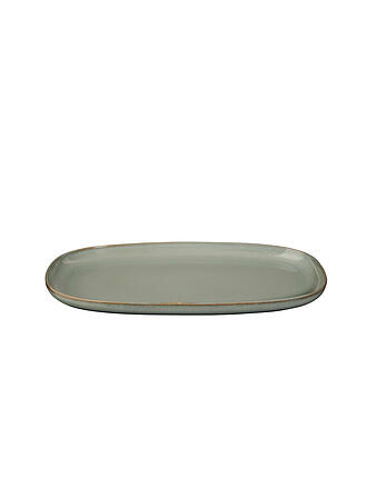 ASA SELECTION | Platte oval 31x18cm Saisons Sand | grün