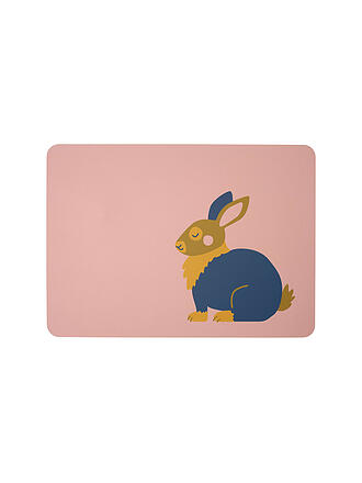 ASA SELECTION | Tischset Coppa Kids 33x46cm Wildlife Erdmännchen Elvis | rosa