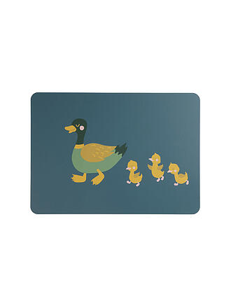 ASA SELECTION | Tischset Coppa Kids 33x46cm Wildlife Pinque Pepe | blau