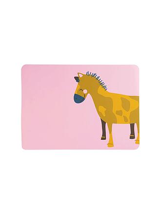 ASA SELECTION | Tischset Coppa Kids 33x46cm Wildlife Pinque Pepe | rosa