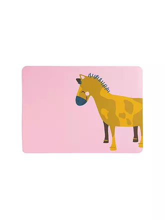 ASA SELECTION | Tischset Coppa Kids 33x46cm Wildlife Pinque Pepe | rosa