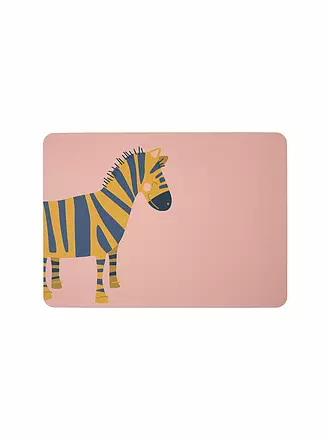ASA SELECTION | Tischset Coppa Kids 33x46cm Wildlife Pinque Pepe | rosa