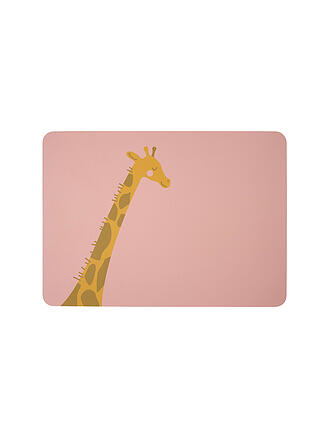 ASA SELECTION | Tischset Coppa Kids 33x46cm Wildlife Pinque Pepe | rosa