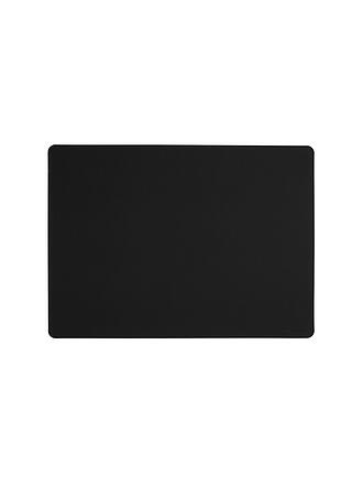 ASA SELECTION | Tischset Soft Leather 46x33cm Amber | schwarz