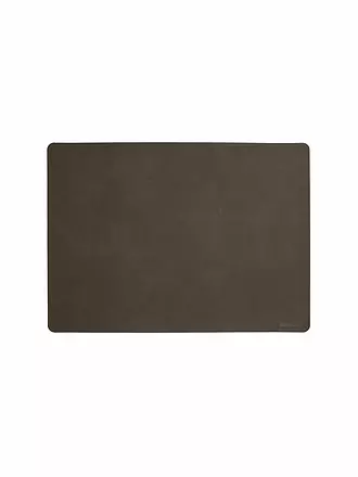 ASA SELECTION | Tischset Soft Leather 46x33cm Limestone | braun